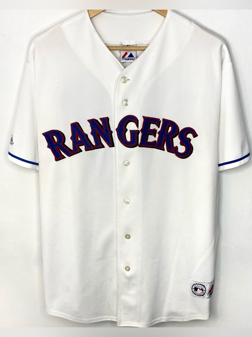 Vintage Texas Rangers MLB Gary Matthews Jr. #14 Home Baseball Jersey Size XL